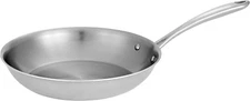 Boston Tri-Ply Clad Stainless Steel 10-Inch Frying Pan, Induction-Ready Skillet,