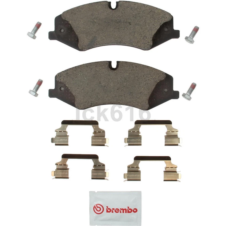 Комплект передних керамических тормозных колодок Brembo (4 шт.) для Land Rover LR4 2010-2010 годов выпуска - Изображение 4 из 4