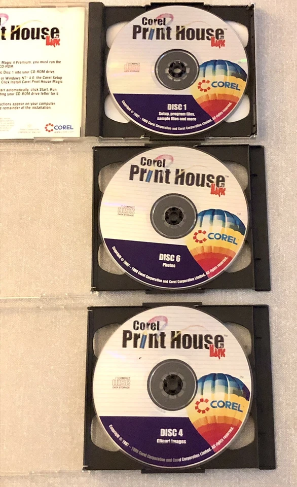 Corel Print House Magic Premium v4.0 PC-CD 6 Discs Windows 95/98, Software Art - Image 3 of 4