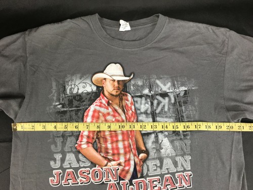 Anvil Jason Aldean My Kinda Party Tour 2011~Size Large Short Sleeve T-Shirt - Picture 2 of 4