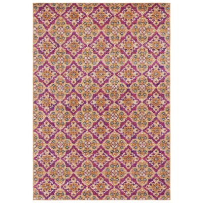 SAFAVIEH Madison Collection MAD605A Fuchsia / Gold Rug