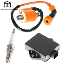 Ignition Coil Spark Plug And CDI Box For Arctic Cat ATV 300 2x4 4X4 1998 - 2005