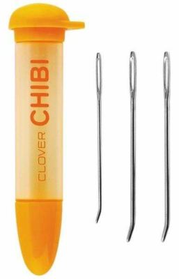 Kleeblatt Gobelin Nadel Set ''CHIBI'' gebogene Spitze