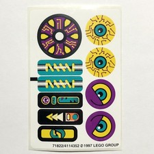 LEGO STICKER SHEET 8245 Robot's Revenge Technic Decals Stickers Competition