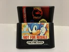 Sega Genesis Game Lot Of 2 Games  -  Sonic The Hedgehog, Mortal Kombat - Tested