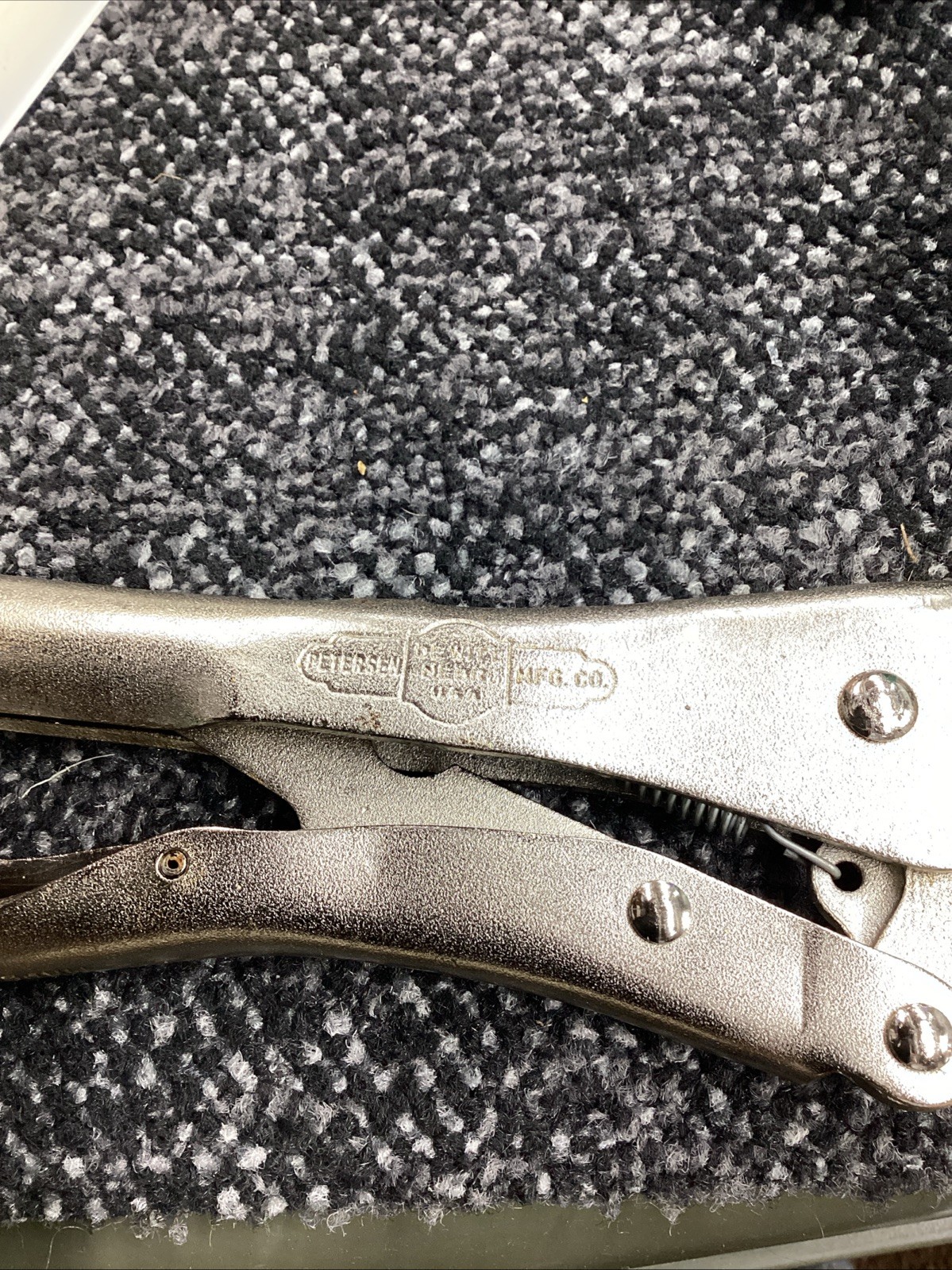 Vtg Vise-Grip Peterson Dewitt USA Original 10WR Locking Pliers in Original Box