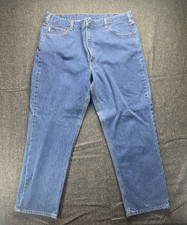 Carhartt FR Relaxed Fit Jeans Mens 42x32 Blue Fire Resistant Denim HRC 3