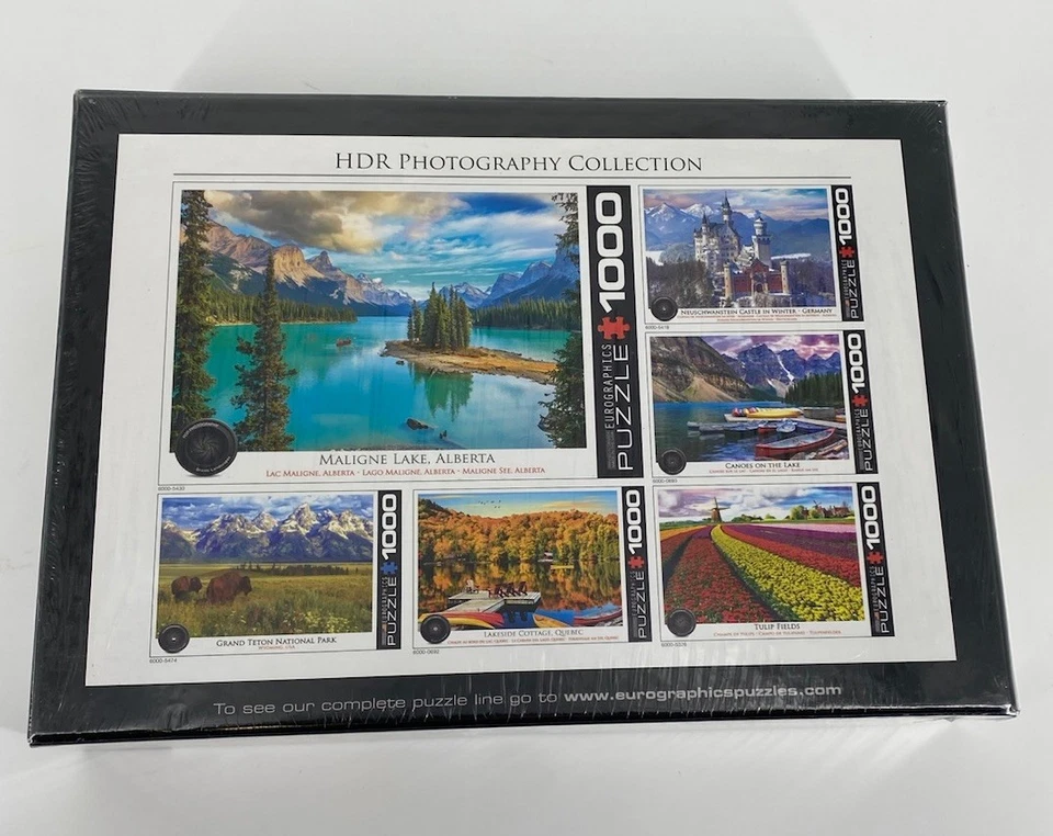 1000 Piece Puzzle - Neuschwanstein Castle Eurographics Puzzle New Sealed - Image 3 of 3