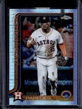 2025 Topps Chrome Update Isaac Paredes Prism Refractor #USC29 Astros