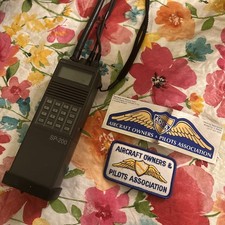 Sporty's SP-200 Handheld Nav/Com Aviation Transceiver Radio sticker and patch