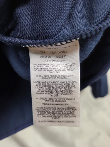 Chaqueta Columbia Para Hombre M Sequoia Grove Polar Cremallera Completa Azul Marino Calce Regular Prendas Exteriores - Imagen 9 de 12