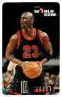1996-98 Worldcom Phone Cards Michael Jordan (10 minutes black uniform) QTY
