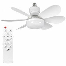 40W Modern Led Ceiling Fan with Light Dimmable E27 Bedroom Living Room Fan Lamp