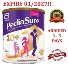 1 x Abbott Pedia Sure 10+ Optiheight Increase Height 10-15 Yrs Old  850g Vanilla