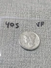 1940 S Mercury Dime VF