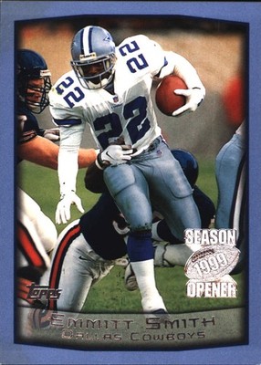 1999 Topps Season Opener Emmitt Smith #2 Dallas Cowboys FREE SHIPPING