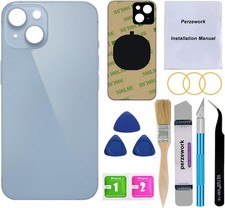 Back Glass Replacement for iPhone 14 6.1 inches with Reparing Tool Kit and Pre