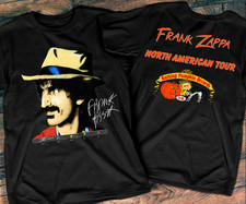 Vtg Frank Zappa North American Tour Cotton Black Unisex S-5XL Shirt AG81