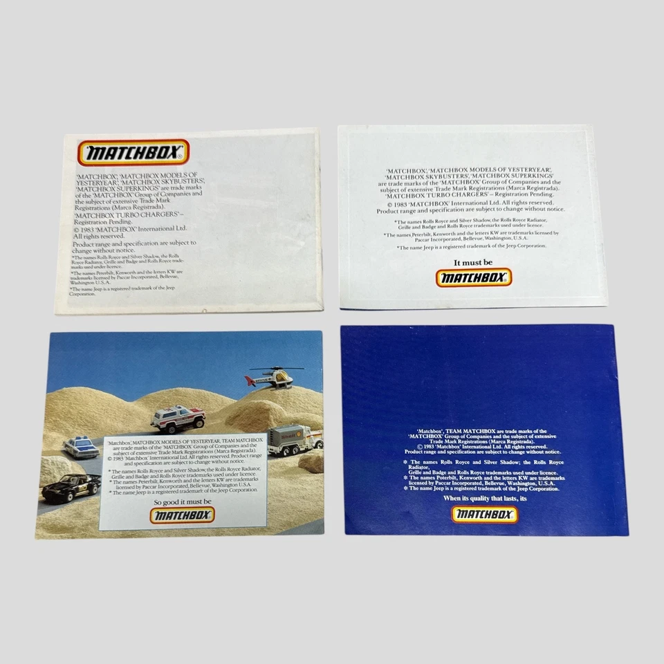 Matchbox Collectors Catalogues 1984/85–1987/88 Lot x4 Vintage Toy Booklets Retro - image 2 of 4