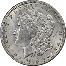 1888-O Morgan Silver Dollar PCGS MS64 VAM 1A2 Clash 'E' Nice Luster