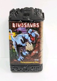 Lego Dinosaurs 6720 Tyrannosaurus Rex Transforms Box Complete 2001 Vintage 