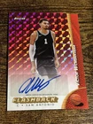 VICTOR WEMBANYAMA 2024 Topps Finest Flashback Red Geometric Refractor Auto #4/5