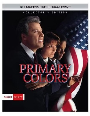 Primary Colors (4K Ultra HD + Blu-ray) Collector's Edition - New !!