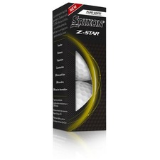 Srixon Z Star Golf Balls Pure White, Spinskin, 3pk 1 Sleeve 2023 NEW