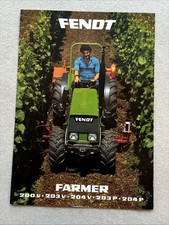Original Prospekt Fendt Farmer Traktor Schlepper Obstbau Kleintraktor 12 Seiten