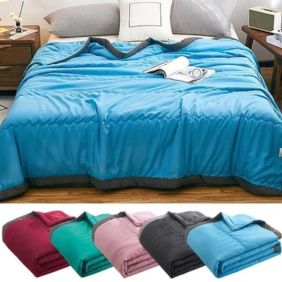 Summer Cool Quilt Ice Blanket Dual Cooling Effect Blanket Cooling Fiber Blank