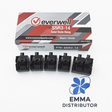 5 Pcs PTC Compressor Start Relay 3 Pin Capacity 1/4 hp 115V/ 50-60Hz
