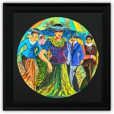 Patricia Govezensky- Original Watercolor "Girls Just Want to Have Fun"