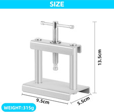 Watch Press Tool Set, Press Set Back Case Closer with 12 Molds, Watch Battery...