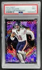 2024 Finest Caleb Williams RC Purple Checkerboard Refractor Rare #/75 PSA 9