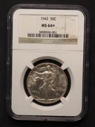 1942 *P* WALKING LIBERTY HALF DOLLAR NGC MS64 PLUS **NICE** FREE SHIPPING G1734