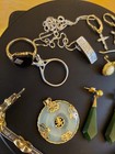 14k 10k Platinum Gold Jewelry Diamond Bracelet Scrap Lot Ring Ear Pendant 50.7gr — photo 8