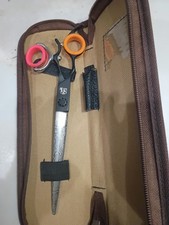 Tijeras Groombox Tijeras 9" Giratorias Zurdas Pulgar Acicalamiento Tijeras