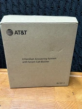 AT&T 4 Handset Answering System With Smart Call Blocker Model BL102-4 - OPEN BOX