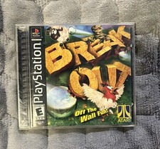 Hasbro Interactive Breakout PS1 Arcade E NTSC-U/C 2001 Manual Included