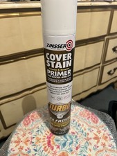 Zinsser Cover Stain Turbo Spray Primer White 26 oz Fast Drying Interior Exterior