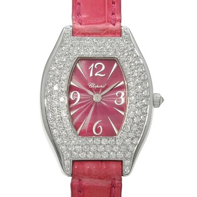 Chopard Tonneau Diamond Bezel 13/7J21 722 K18WG Ladies' Watch From Japan w0626