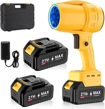 Handheld Electric Cordless  – 500,000RPM Mini Turbo Jet Blower with 2×4.0Ah Batt