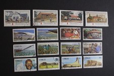 Znaczki RPA, różne jeny krajowe, 4 kompletne zestawy