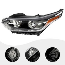 Left Driver Side Headlight  DRL For 2019-2021 Kia Forte EX GT FE L LX NEW