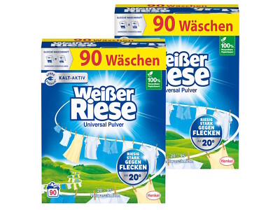 WEISSER RIESE Pulver 180 WL (2x 90 WL) Universal 4,5kg