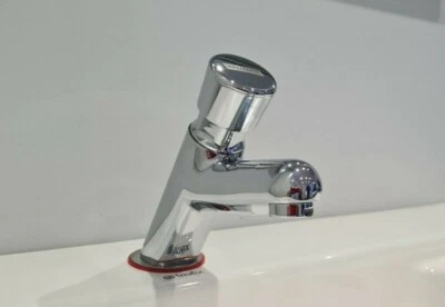 Reliance Essentials Deck Mounted Non Concussive Basin Tap PUSH300100 15 Seconds