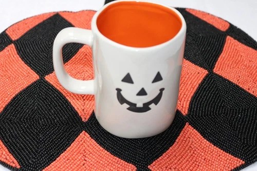HAPPY HALLOWEEN PUMPKIN JACK O LANTERN "TRICK OR TREAT" COFFEE MUG