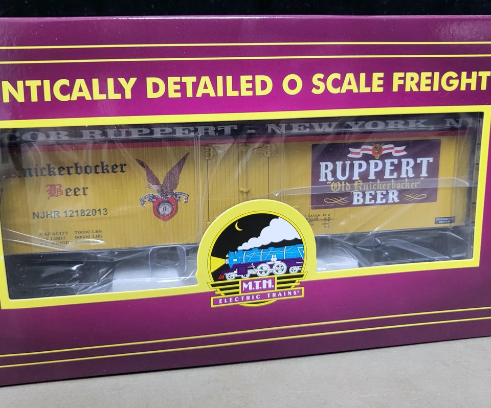 MTH Knickerbocker Beer 36' Woodsided Reefer Car - Image 3 of 3