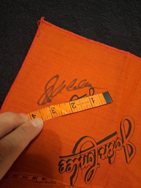 Vtg John Conlee Autographed Bandana