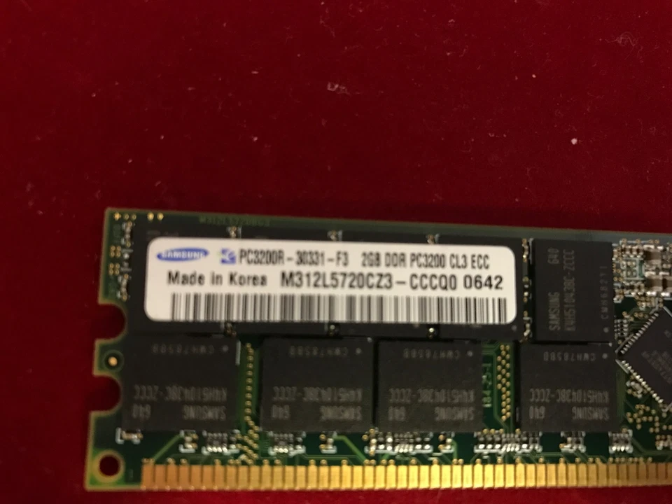 HP 4GB 2X2GB Memory 379300-B21 373030-051 reg pc3200 ddr sdram 373030-051 - Image 4 of 4